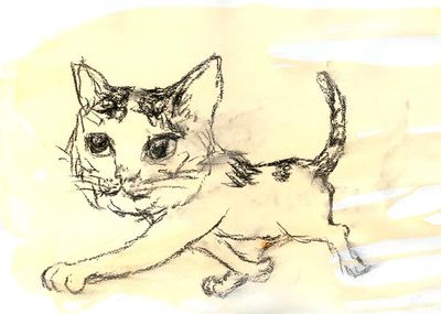 イラスト『あのこがとおってく』by J.F.Kooya