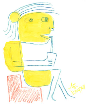 イラスト『きいろカフェ』by J.F.Kooya